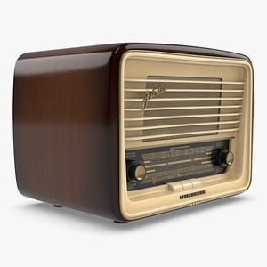 3D radio vintage - telefunken