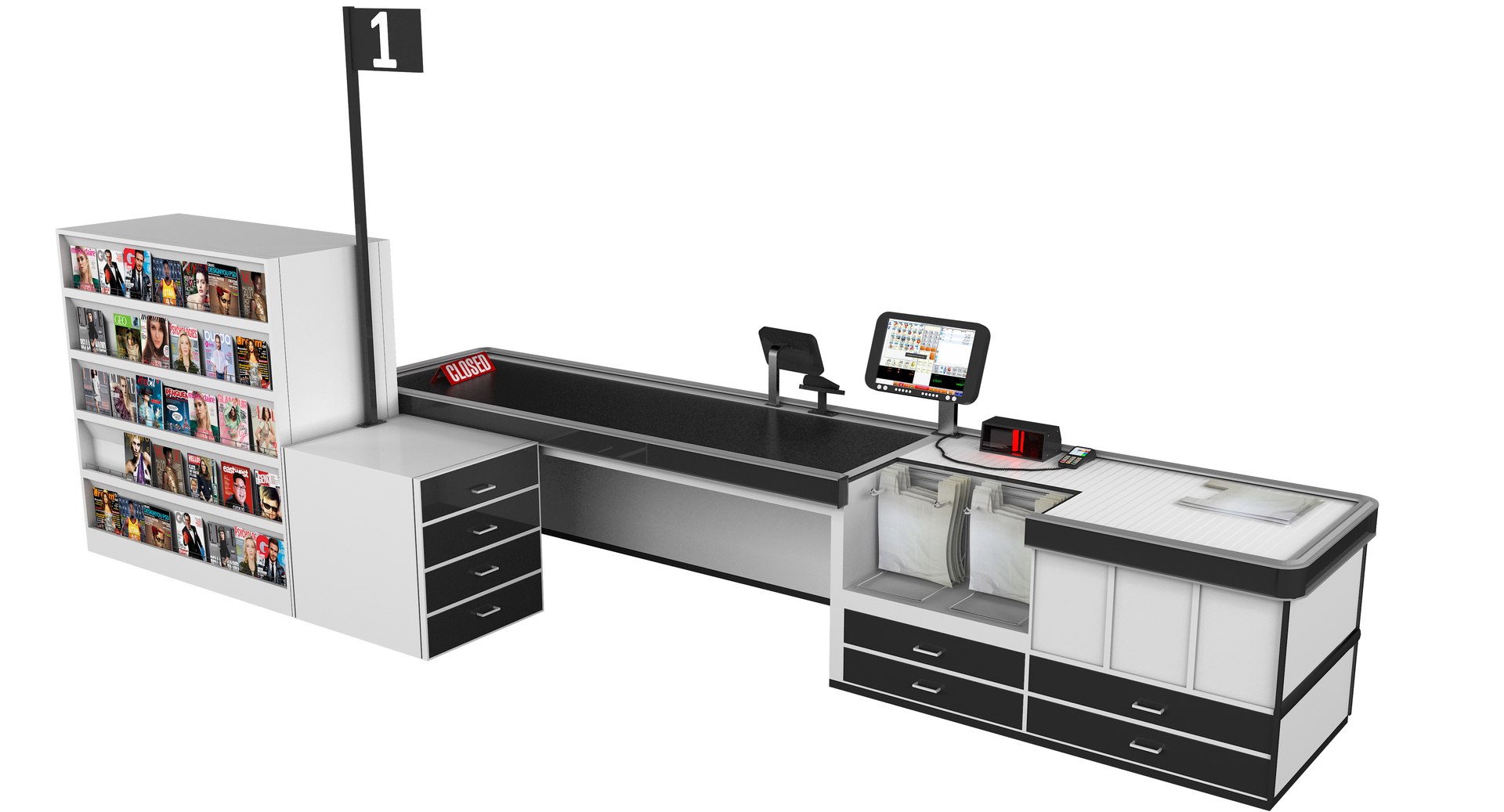 Supermarket Set 2 model https://p.turbosquid.com/ts-thumb/4E/BhgFv2/3p/checkoutlane1/jpg/1640878231/1920x1080/fit_q87/2a46259ac270d2cb9ae42d5c07d8e144a0f31018/checkoutlane1.jpg