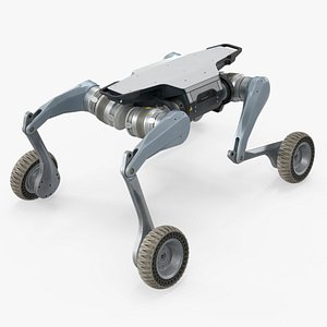 Lynx Multi Terrain Robot Used Dynamic Descent Pose 3D model