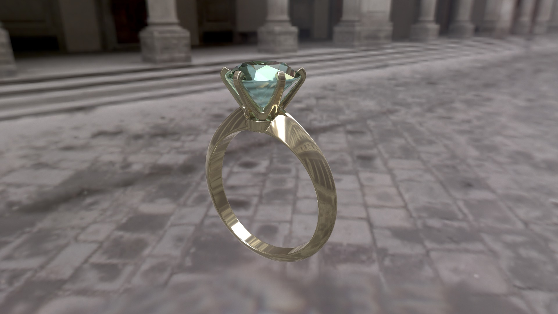 Tiffany Ring 3D - TurboSquid 1316632