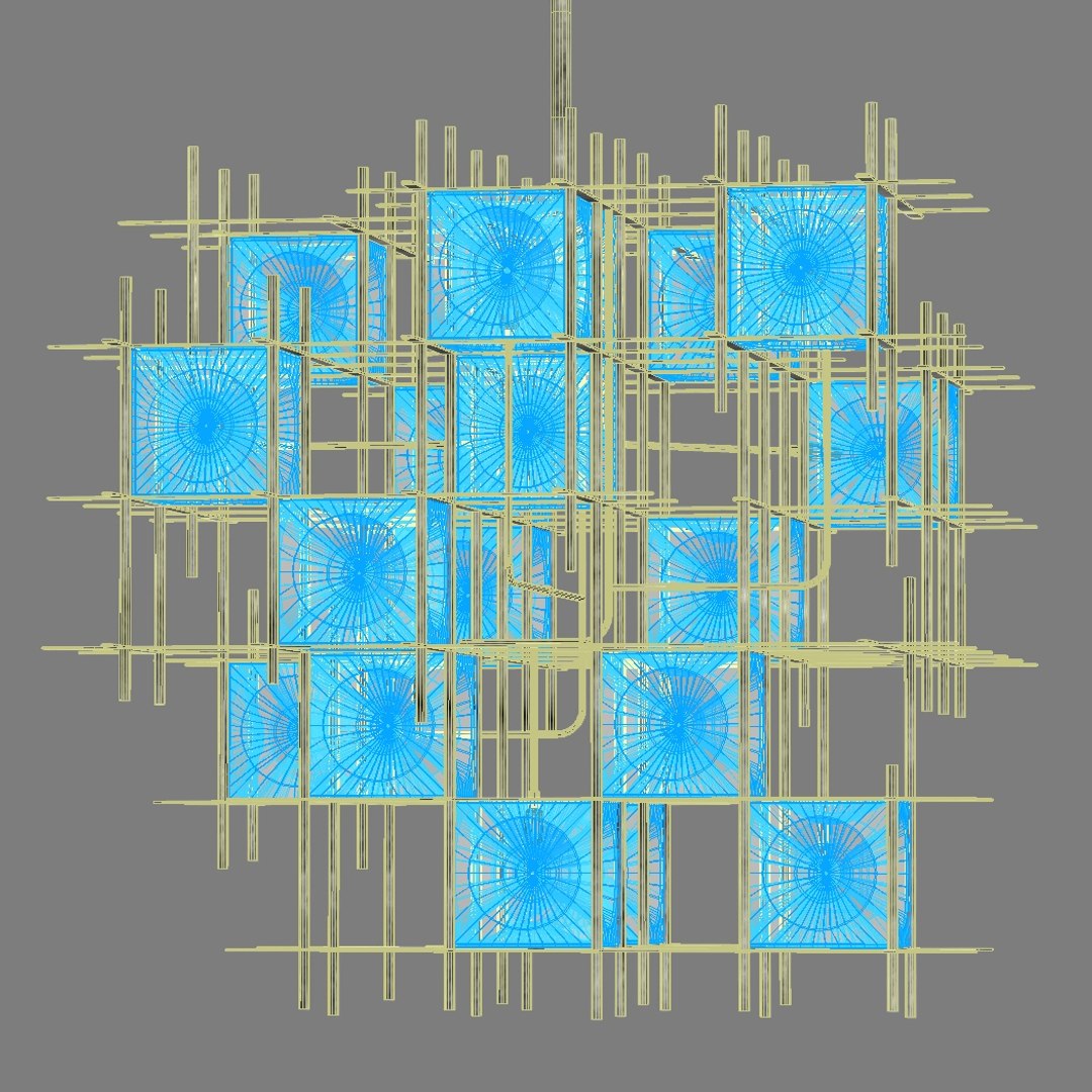 3D wired custom lighting hatch - TurboSquid 1228970