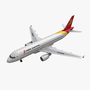 airbus a320 capital airlines 3d max