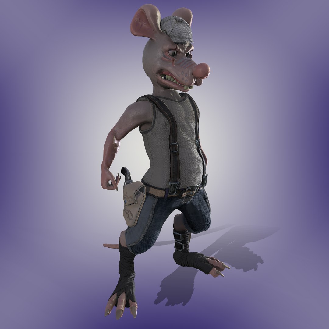 Bully Rat 3D model - TurboSquid 1747885