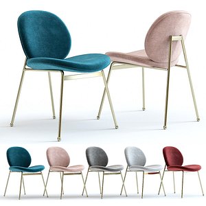 west elm jane dining chair 3D model