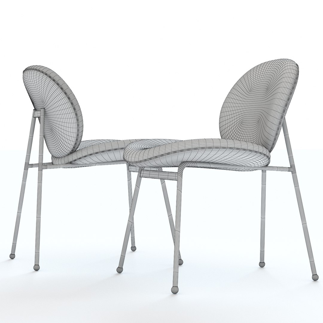 West elm jane dining chair 3D model TurboSquid 1388842