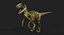 Velociraptor Low Poly