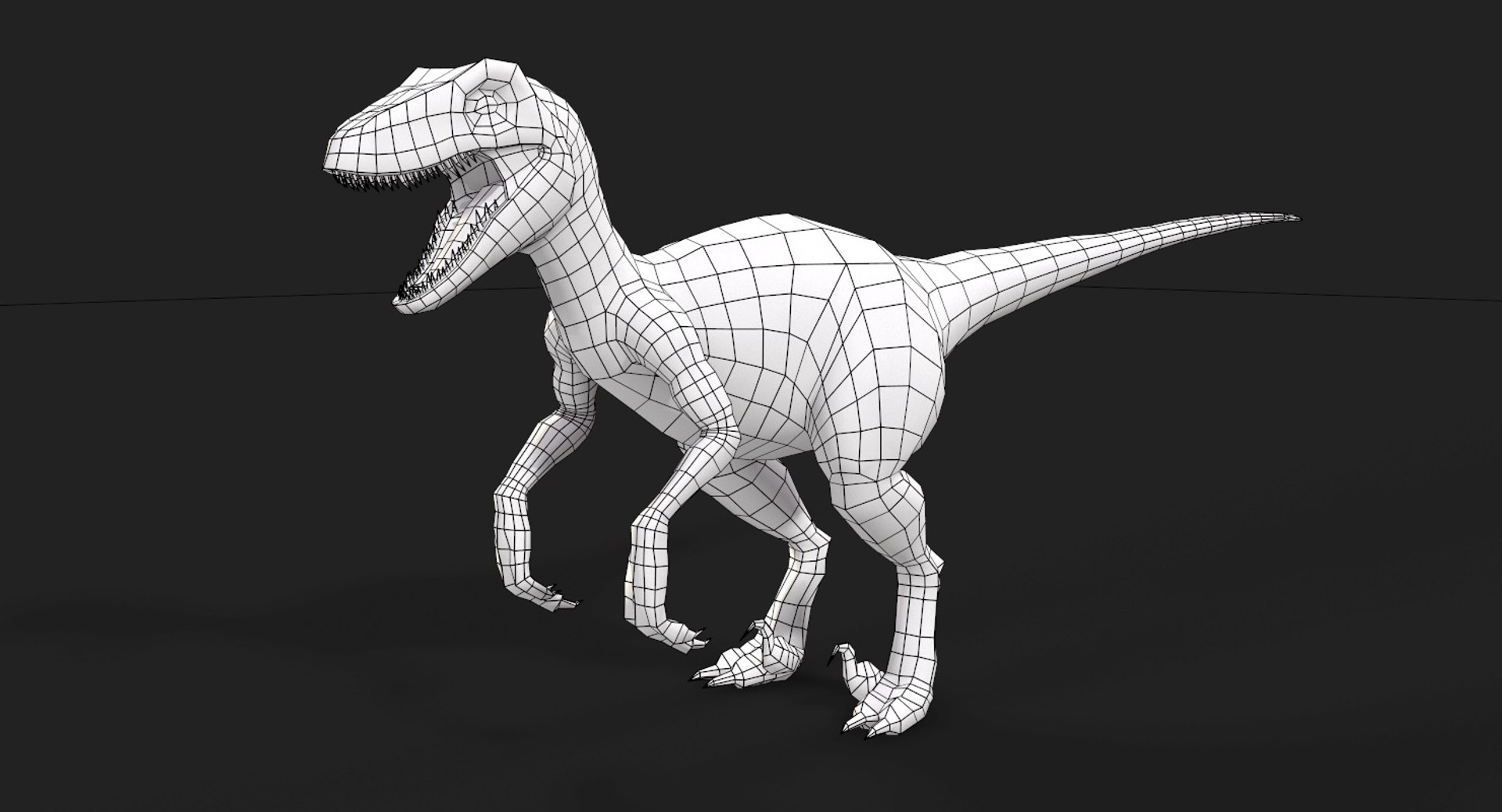 3D Velociraptor Dinosaur Games Model - TurboSquid 1216408