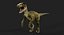 Velociraptor Low Poly