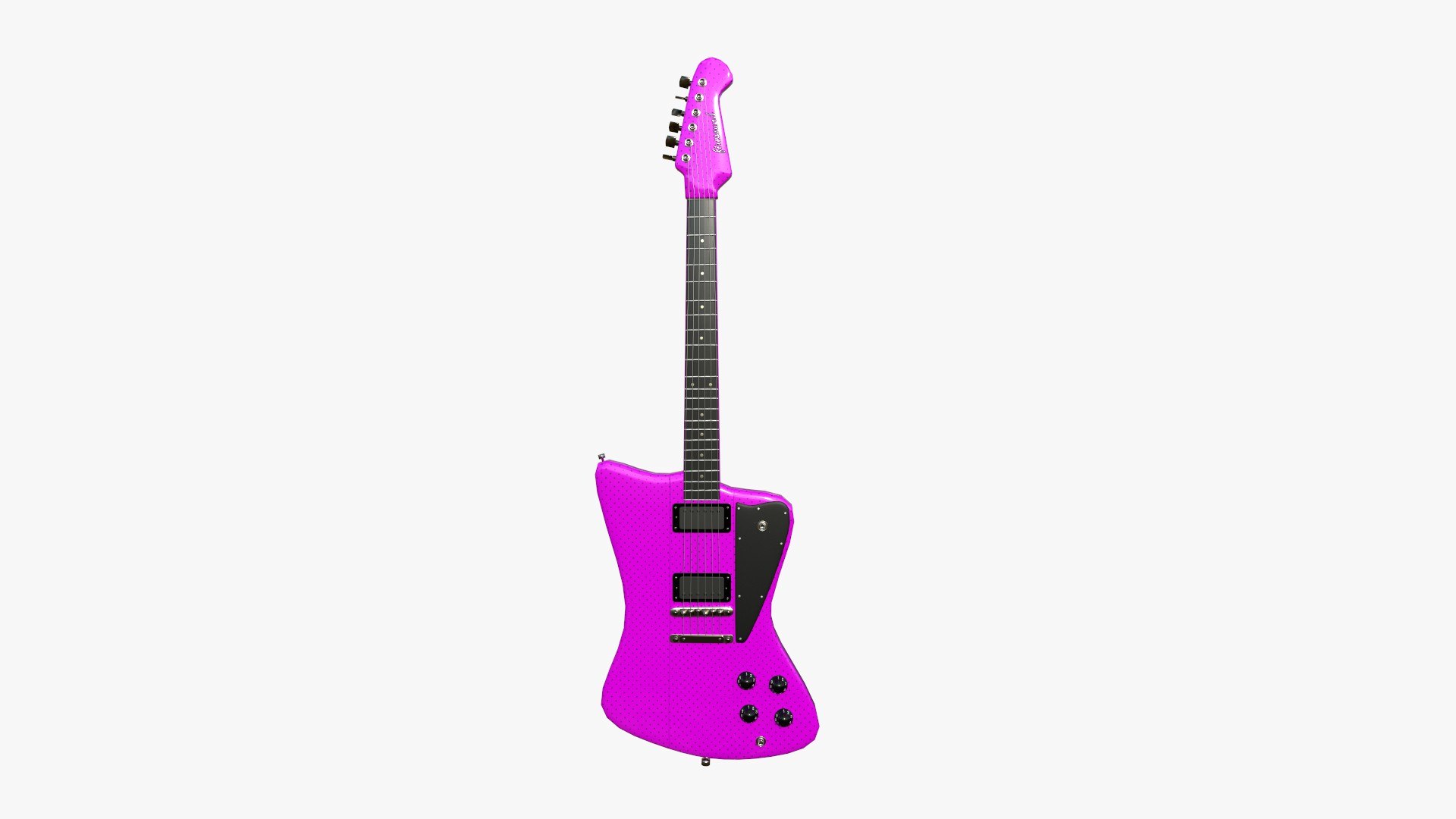 3D Electric Guitar G06 Pink - Music Instrument Design - TurboSquid 1922378