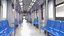 Städtischer Stadtbahnzug manipuliert