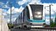 Städtischer Stadtbahnzug manipuliert
