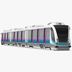 Urban Light Rail Train Rigged