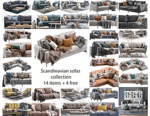 Scandinavian sofas collection