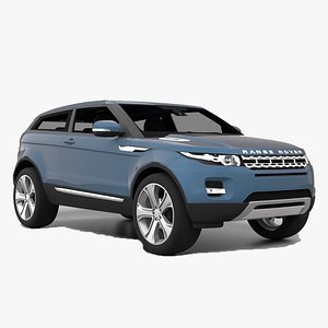 3D Land Rover Range Rover Evoque model