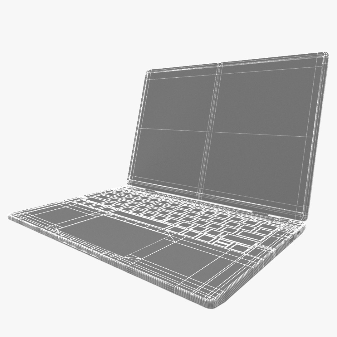 3D generic ultrabook model https://p.turbosquid.com/ts-thumb/4E/a5oDHg/pXy7AA7z/wireframe2/jpg/1523127871/1920x1080/fit_q87/972122d7173604bde697551b3da18772e143454c/wireframe2.jpg