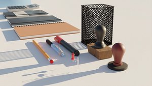 Office Props 3D model