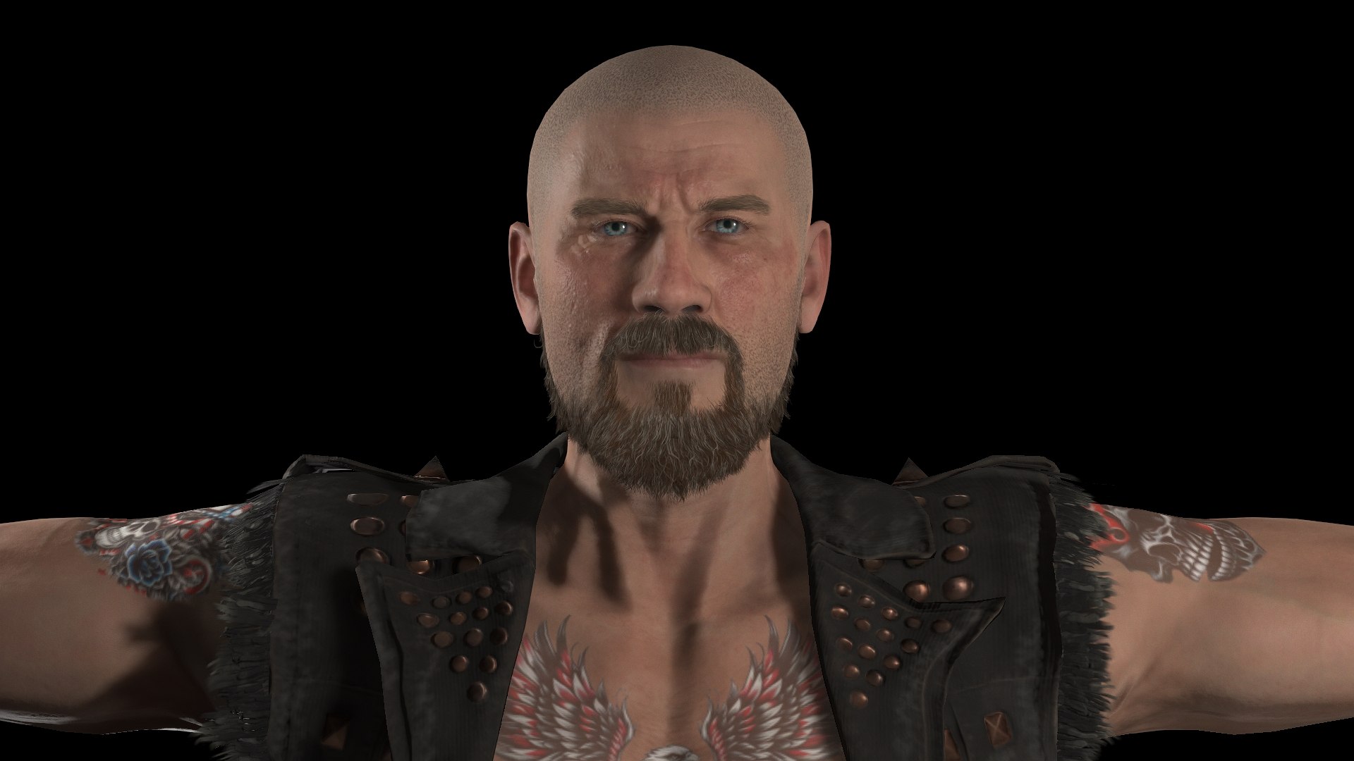 American Biker 3D Model - TurboSquid 2200671