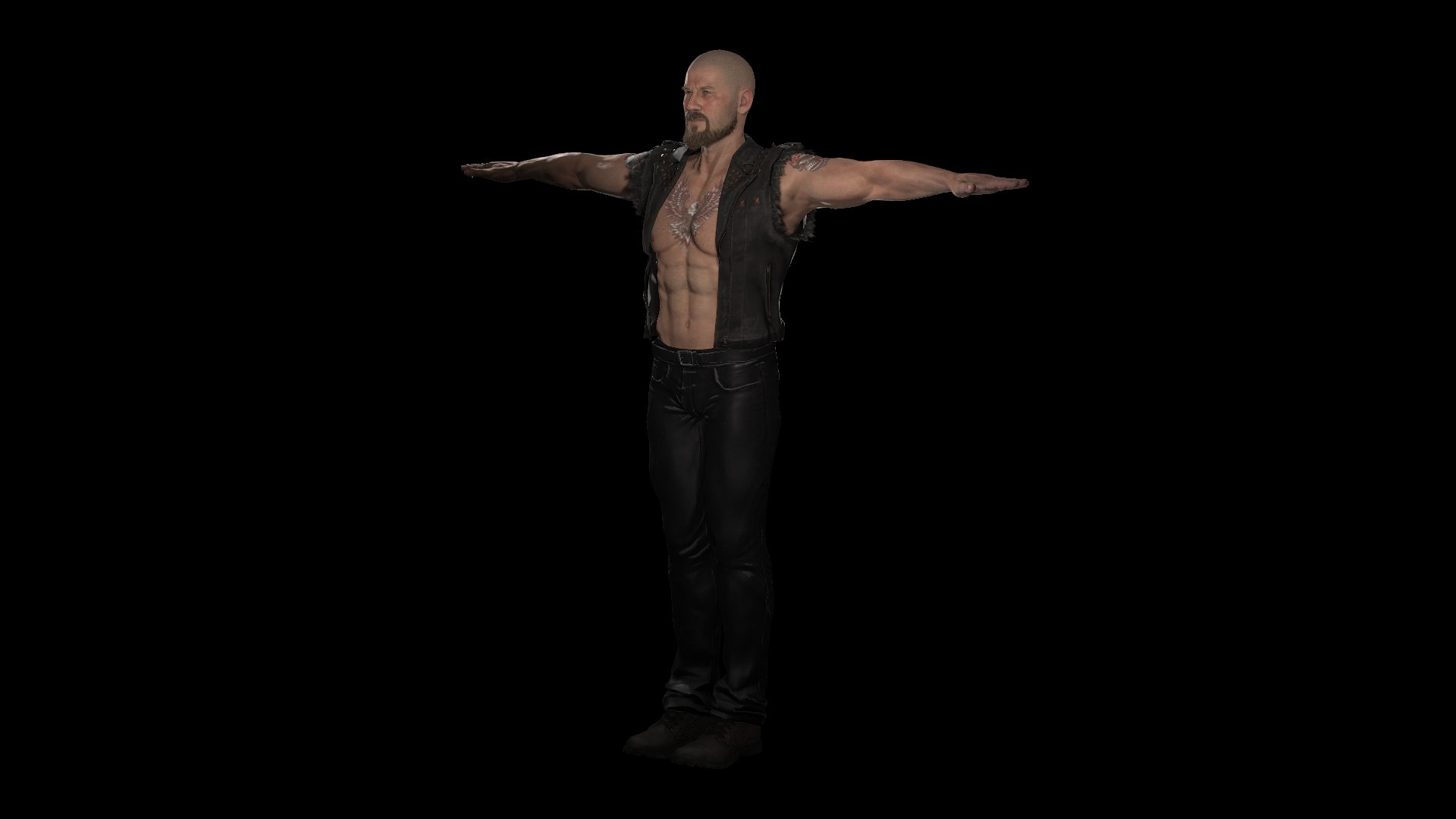 American Biker 3D Model - TurboSquid 2200671