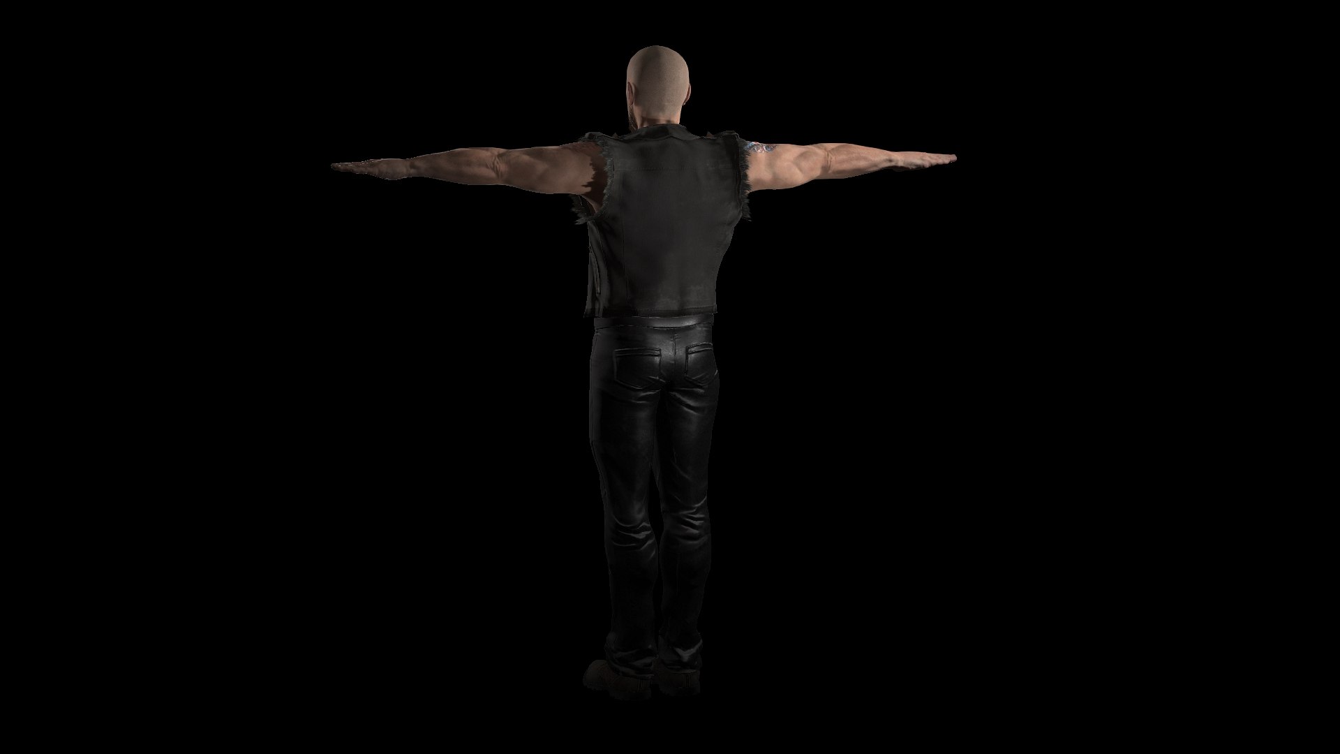 American Biker 3D Model - TurboSquid 2200671