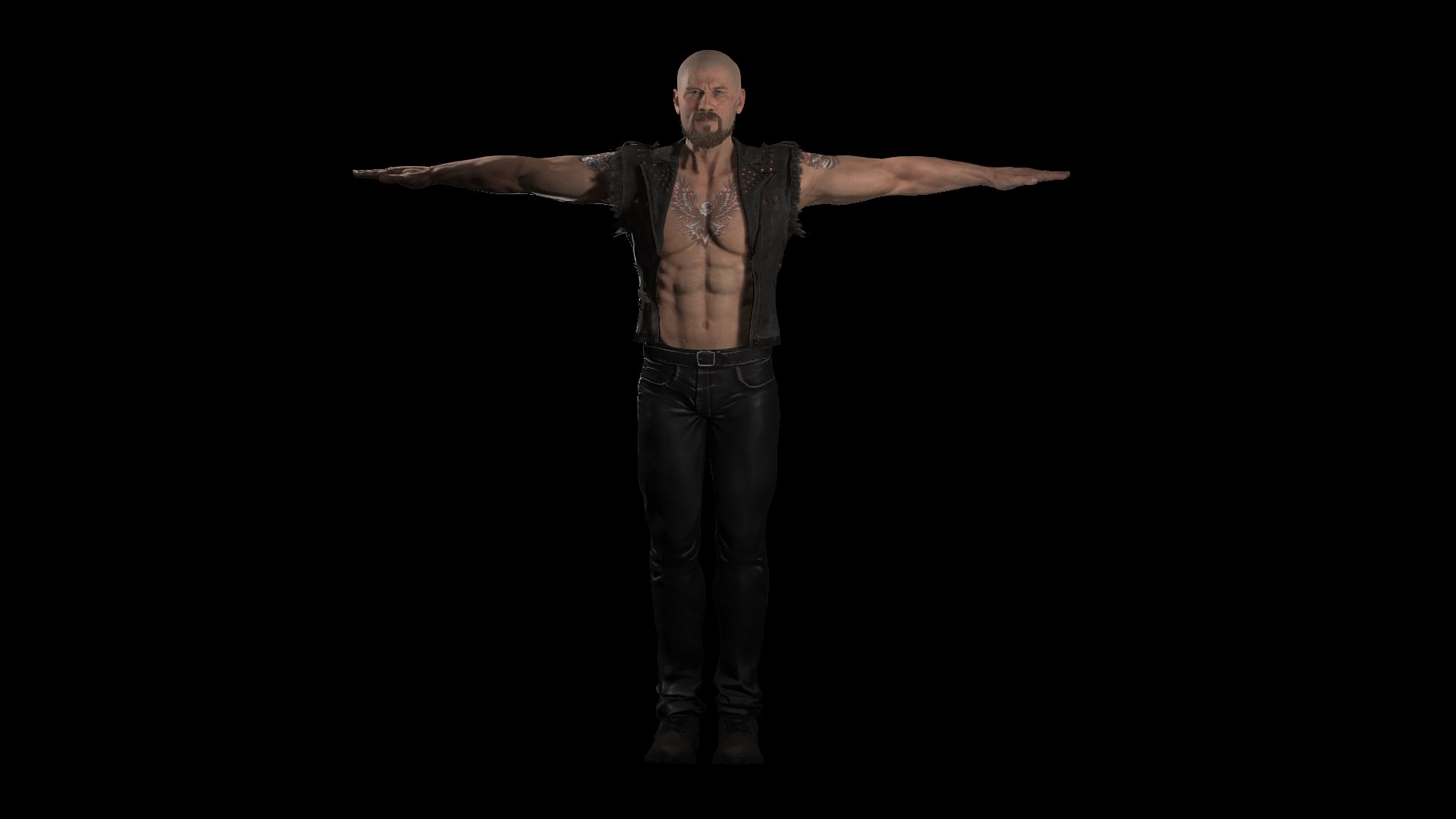 American Biker 3D Model - TurboSquid 2200671