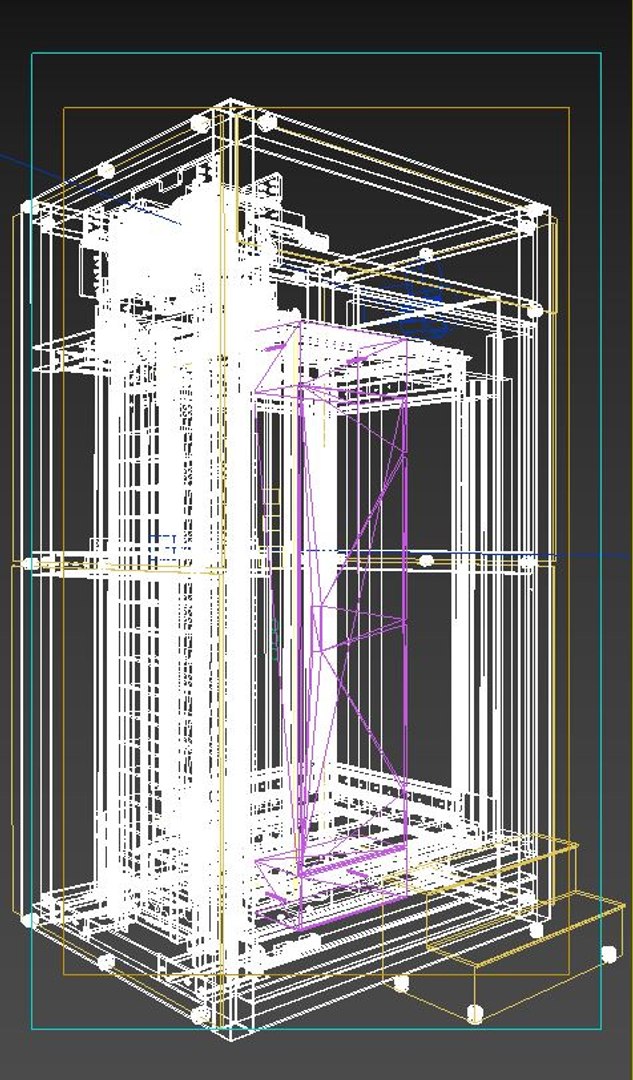 3D Elevator Shaft Model - TurboSquid 1547070