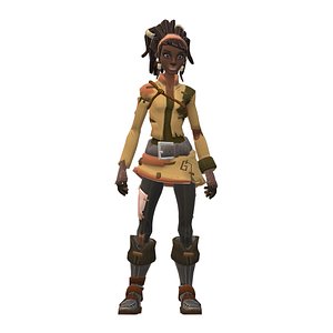 3D Female Kea Avatar