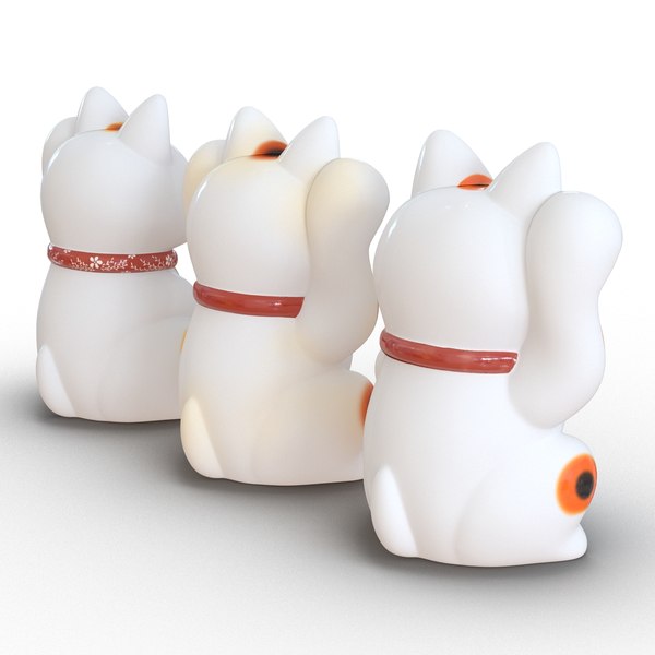 3d maneki neko 2