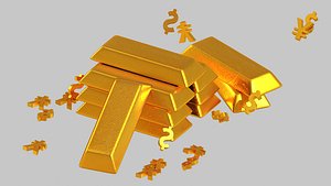 gold bar metal precious value casino scannedprices money bank