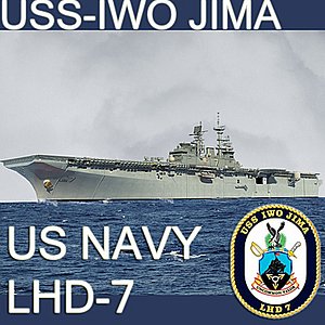 US Navy LHD-7 Iwo Jima Multipurpose Amphibious Assault Ship