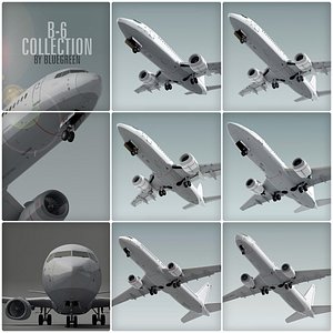 3d boeing 737 planes