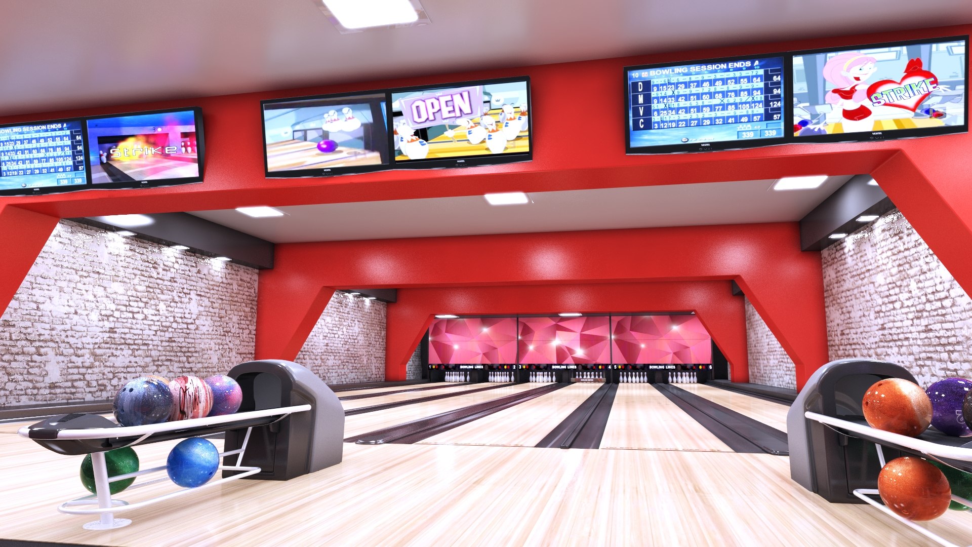 3D Bowling Sport - TurboSquid 1332727