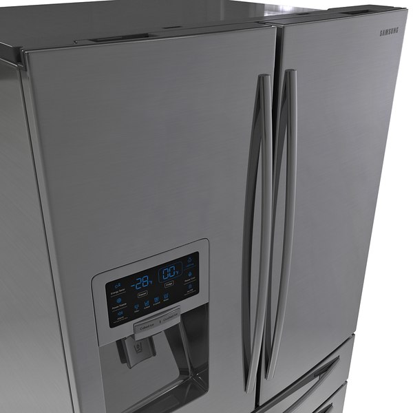 french door refrigerator samsung 3d 3ds