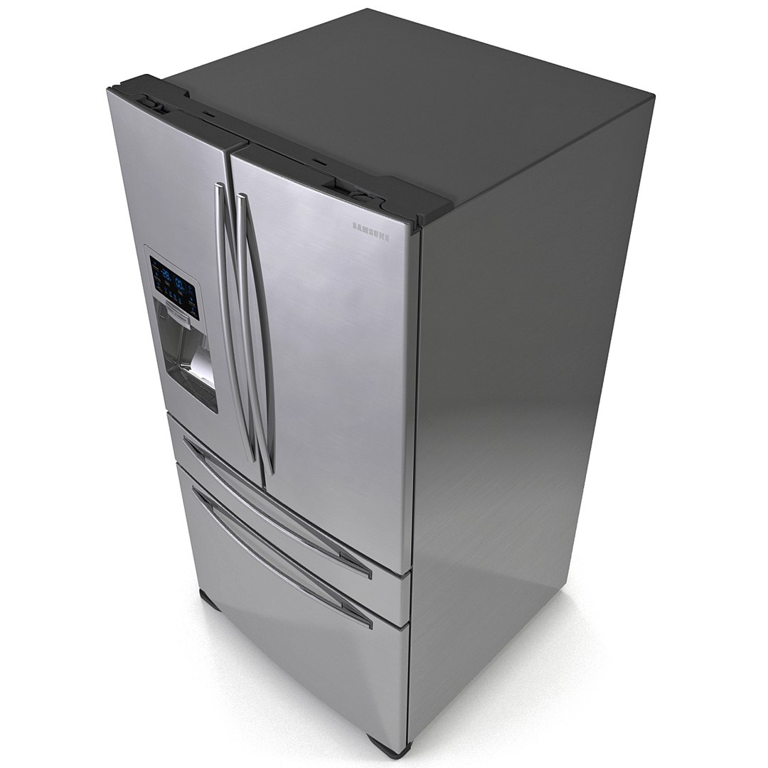 french door refrigerator samsung 3d 3ds