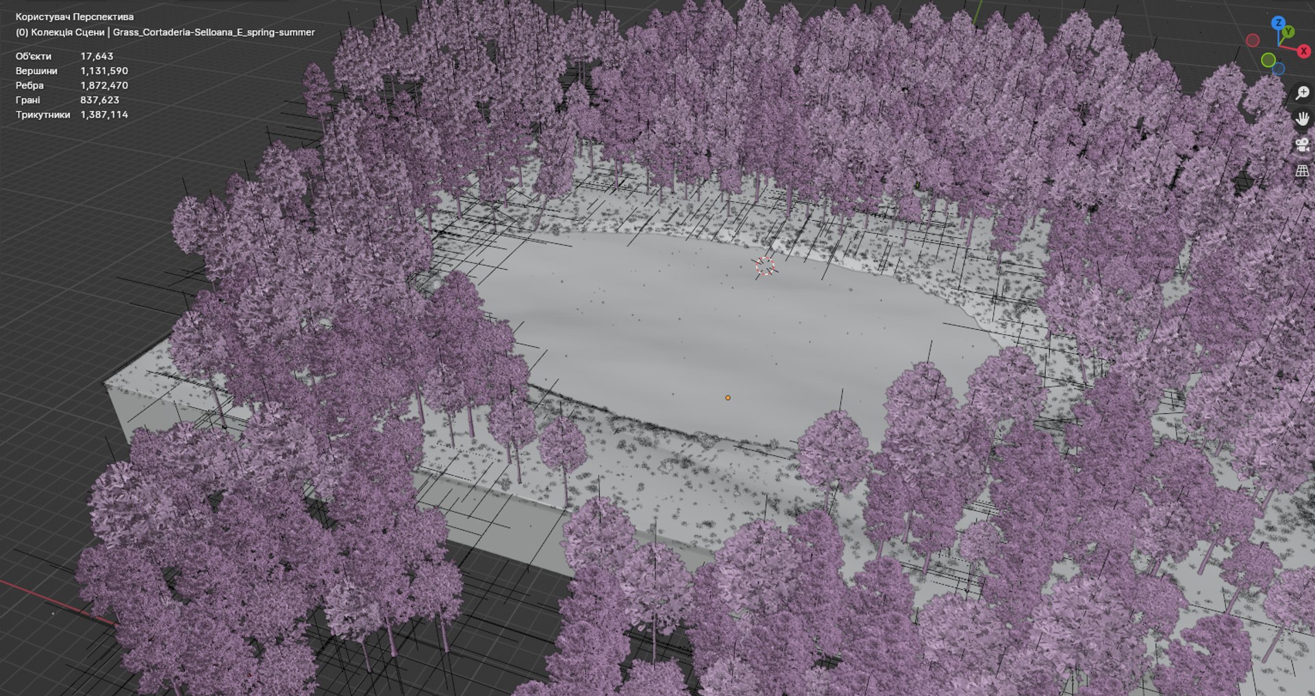 3D Model Lake In The Forest - TurboSquid 2191562