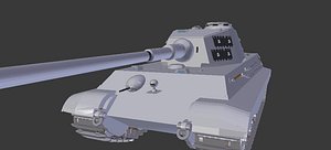 king tiger 3D model