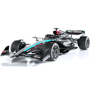 3D Mercedes W-15 F1 2024