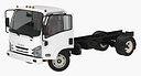 Commercial Truck Isuzu NPR 2018 Rigged