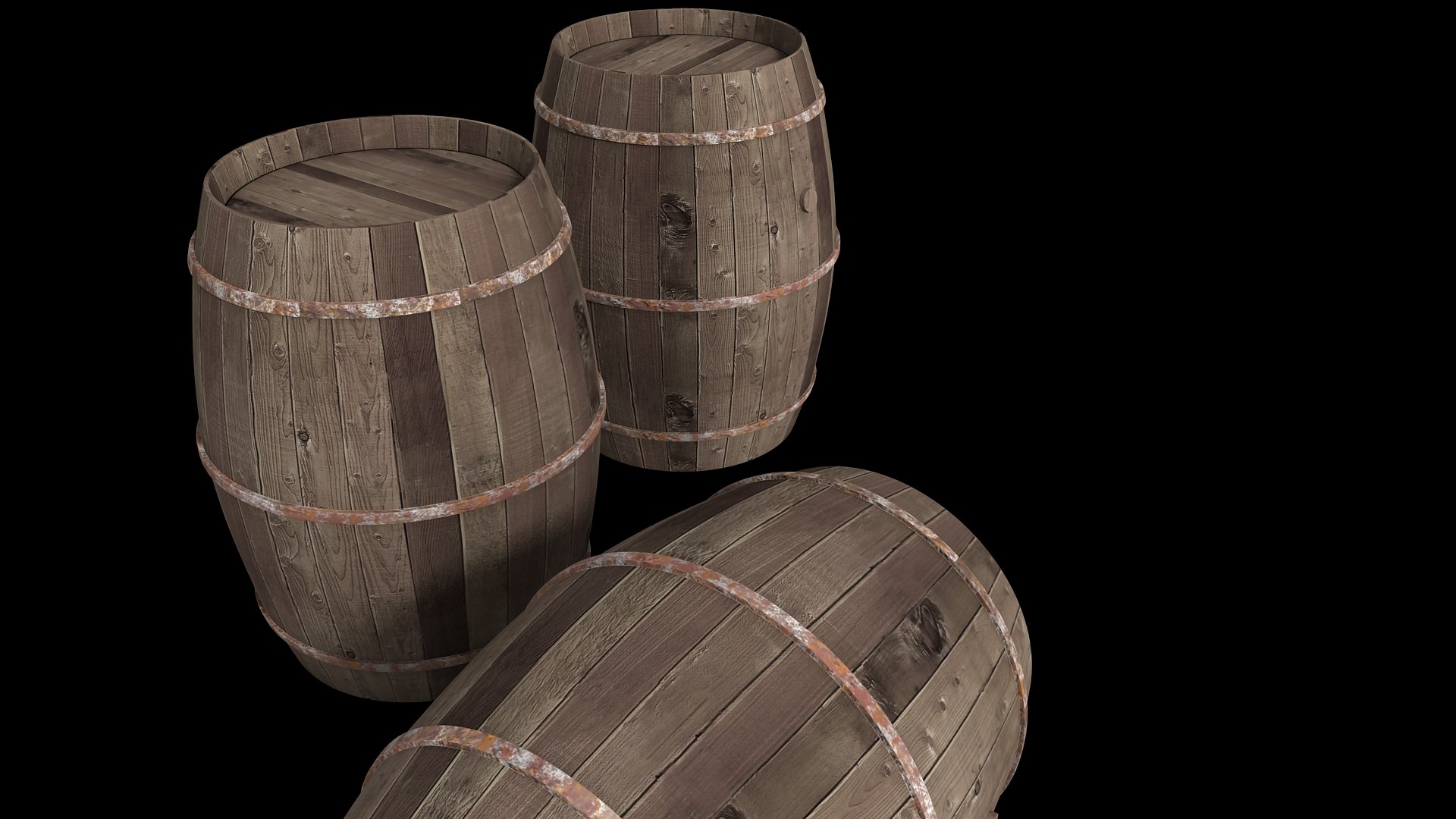 3D Old Wooden Barrels for Animation and Games model https://p.turbosquid.com/ts-thumb/4F/HzuOMi/iL/preview5/jpg/1730849245/1920x1080/fit_q87/da74bd69f2ced6f4d6969b12b8f65bc34188b91e/preview5.jpg
