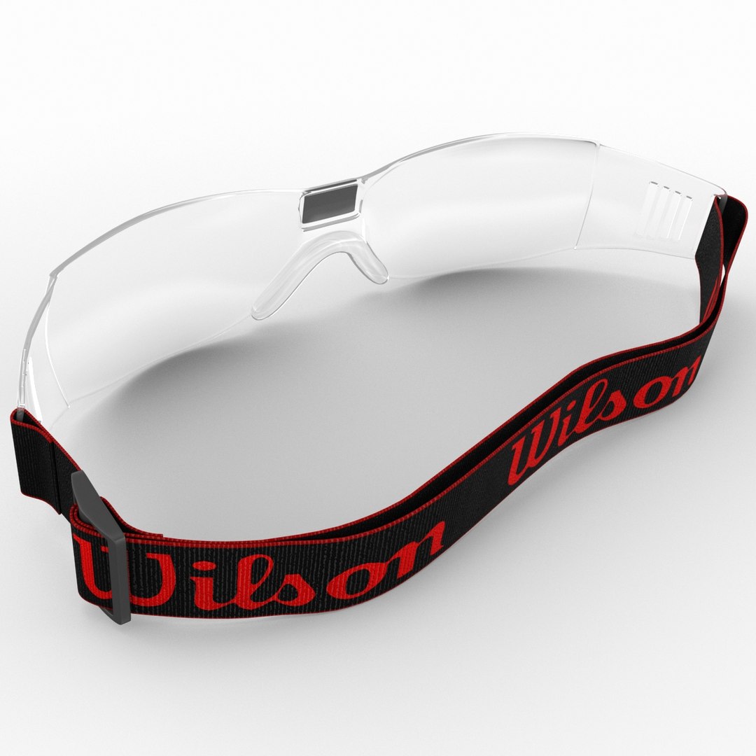 Racquetball Goggles Wilson 3d Model