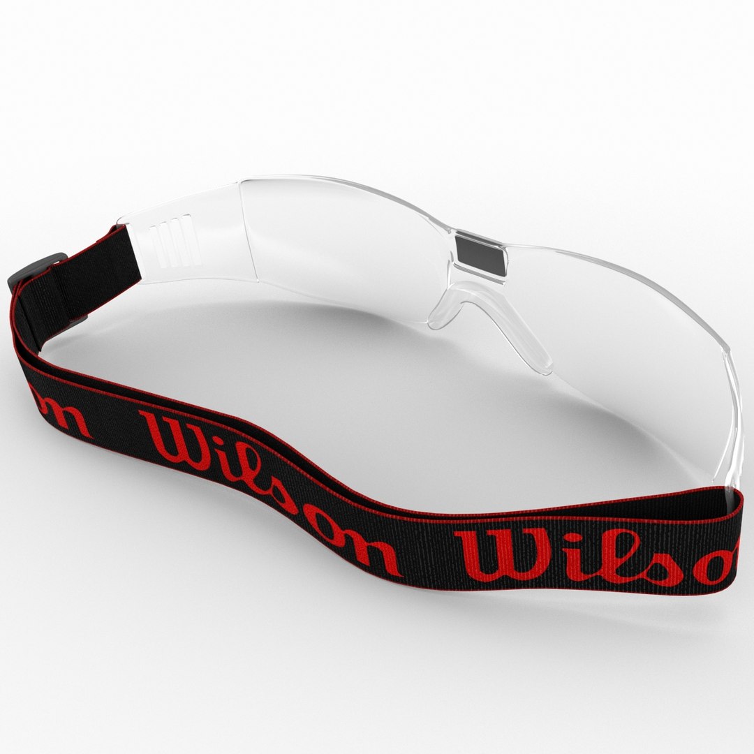 Racquetball Goggles Wilson 3d Model