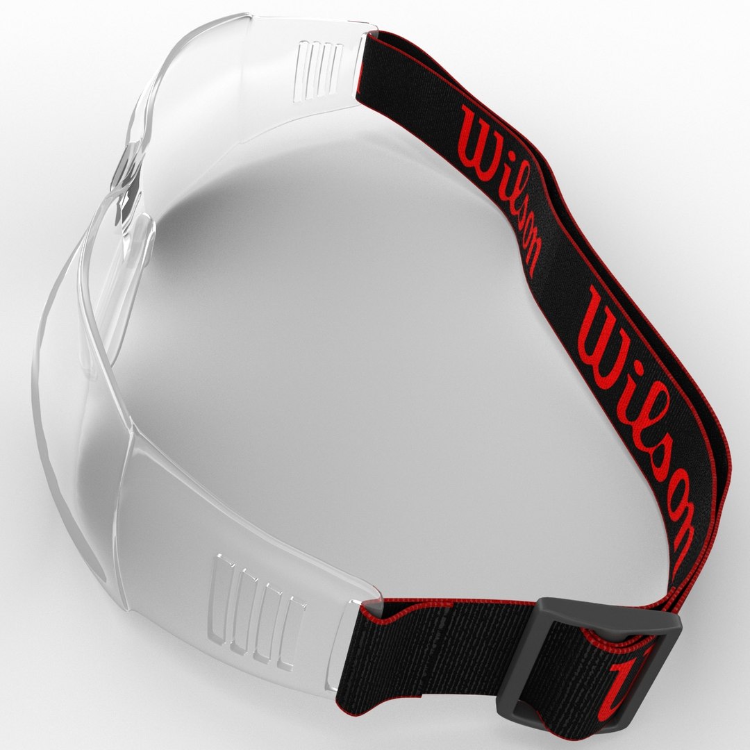 Racquetball Goggles Wilson 3d Model