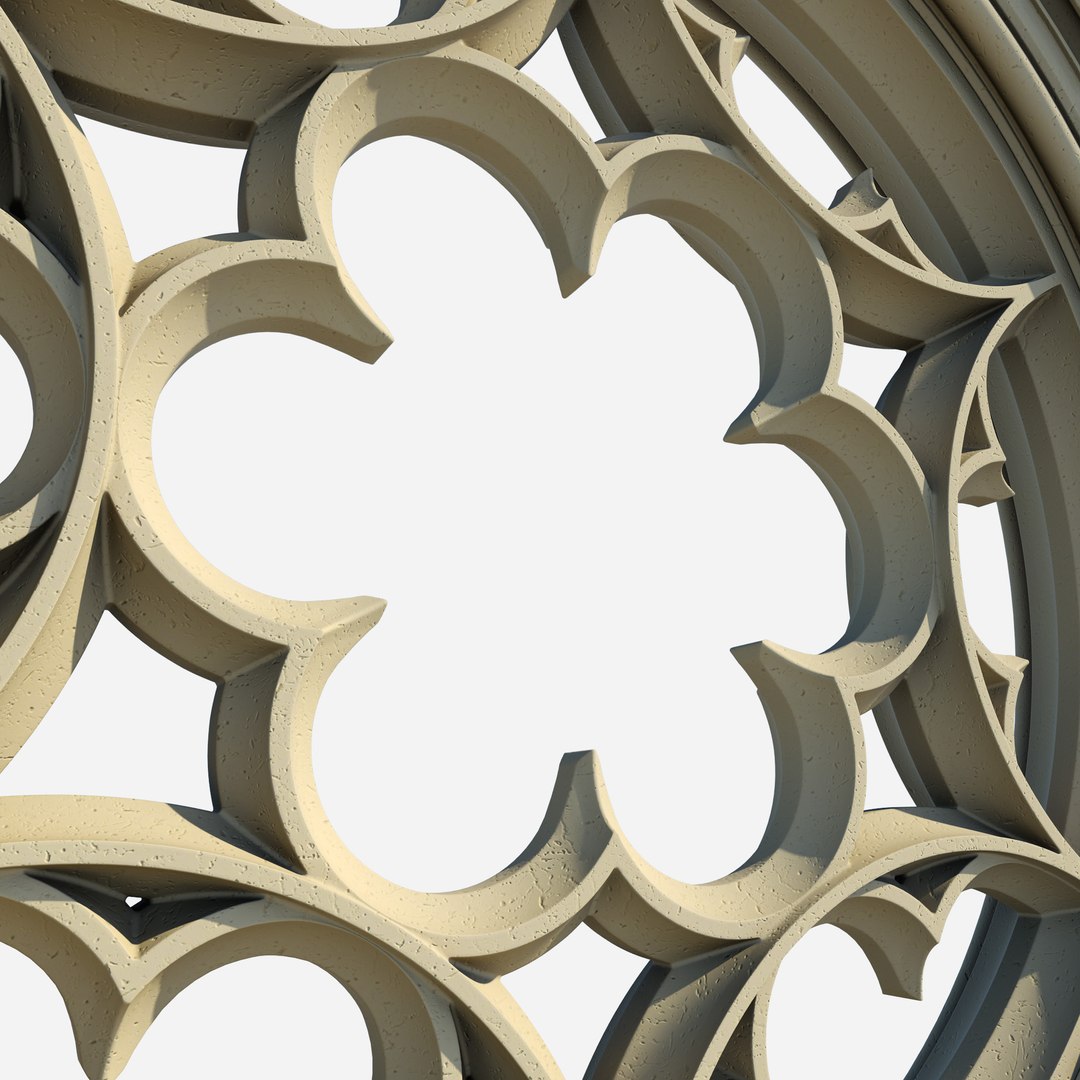 Small Gothic Window 3ds