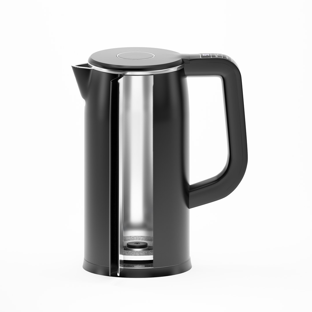 3D Electric Water Kettle - 3D Model Ready To Render Inside 3dsmax And ...