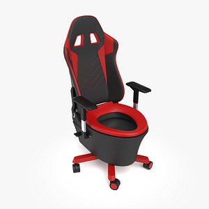 3D Gaming Chair Toilet model