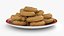Traditional Sesame Ring Stack on Plate