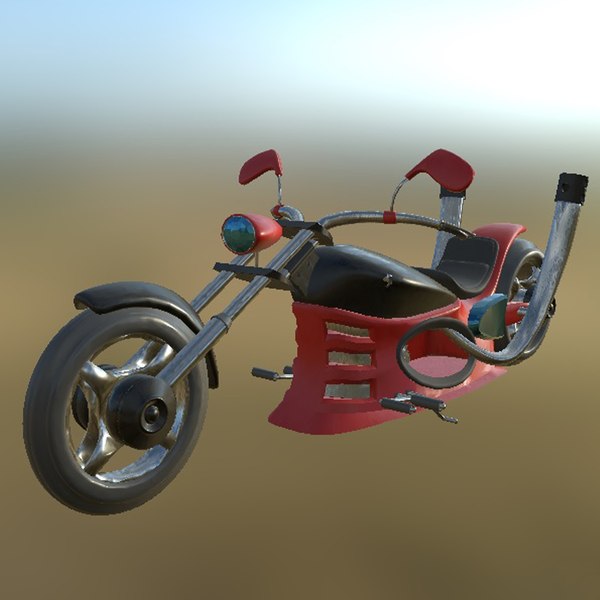 modelo 3d Chopper 02 PBR - TurboSquid 1468704