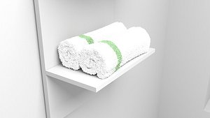 Towel Rolls 3D model