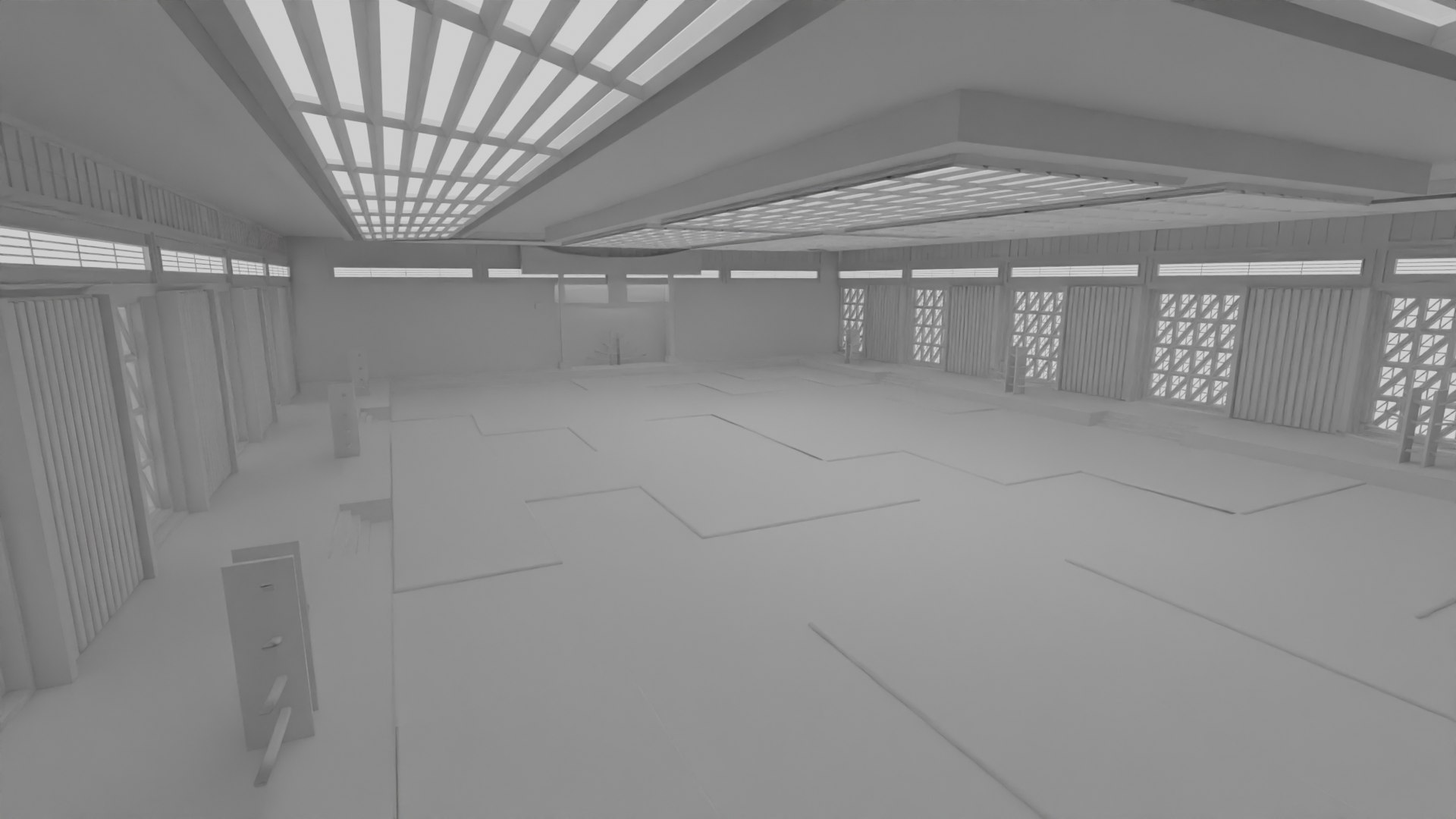 Dojo Fighting Hall model - TurboSquid 2158014