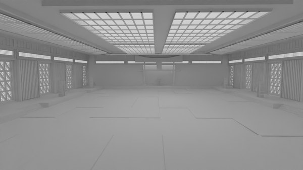 Dojo Fighting Hall model