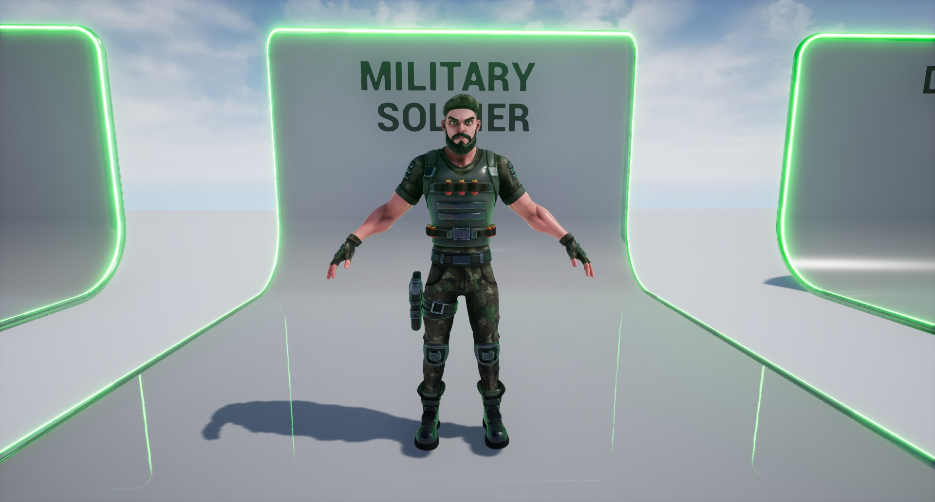 Military Soldier - Stylized Modular Character 3D https://p.turbosquid.com/ts-thumb/4F/aRQmg7/aj/highresscreenshot00003/png/1757597321/1920x1080/fit_q87/efce88eaeca60a094c90980ab32fdb16590ed881/highresscreenshot00003.jpg